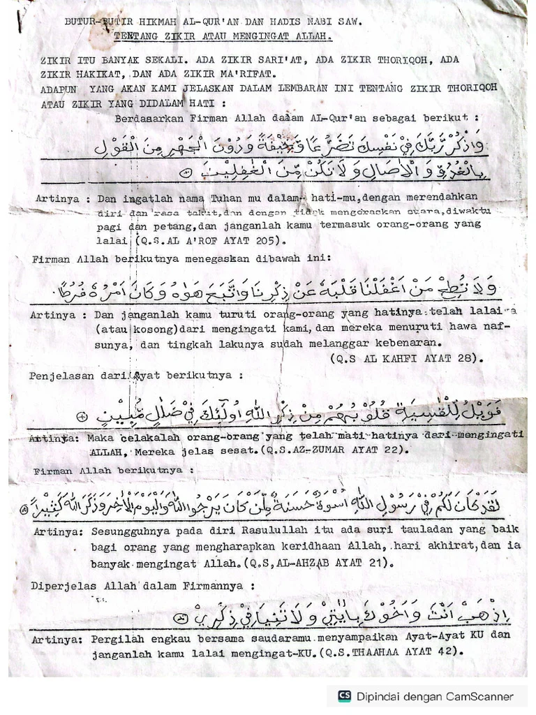 Dzikir Petang: Cara Mengingat Allah SWT dengan Arab, Latin, dan Artinya