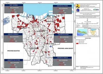Identifikasi 2 Kecamatan dengan Konsentrasi RW Kumuh Tertinggi di Jakarta: Data Terbaru 2024