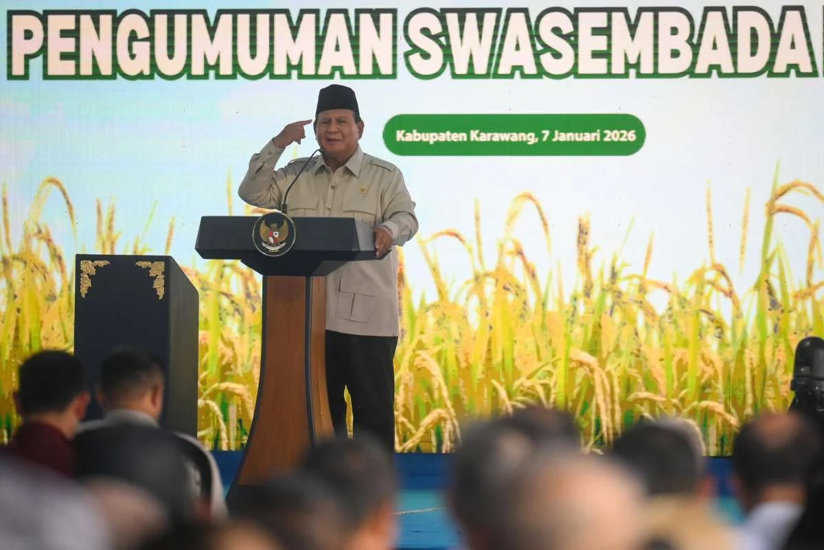 Indonesia Capai Swasembada Beras dan Pupuk, Prabowo: Banyak Negara Minta Bantuan