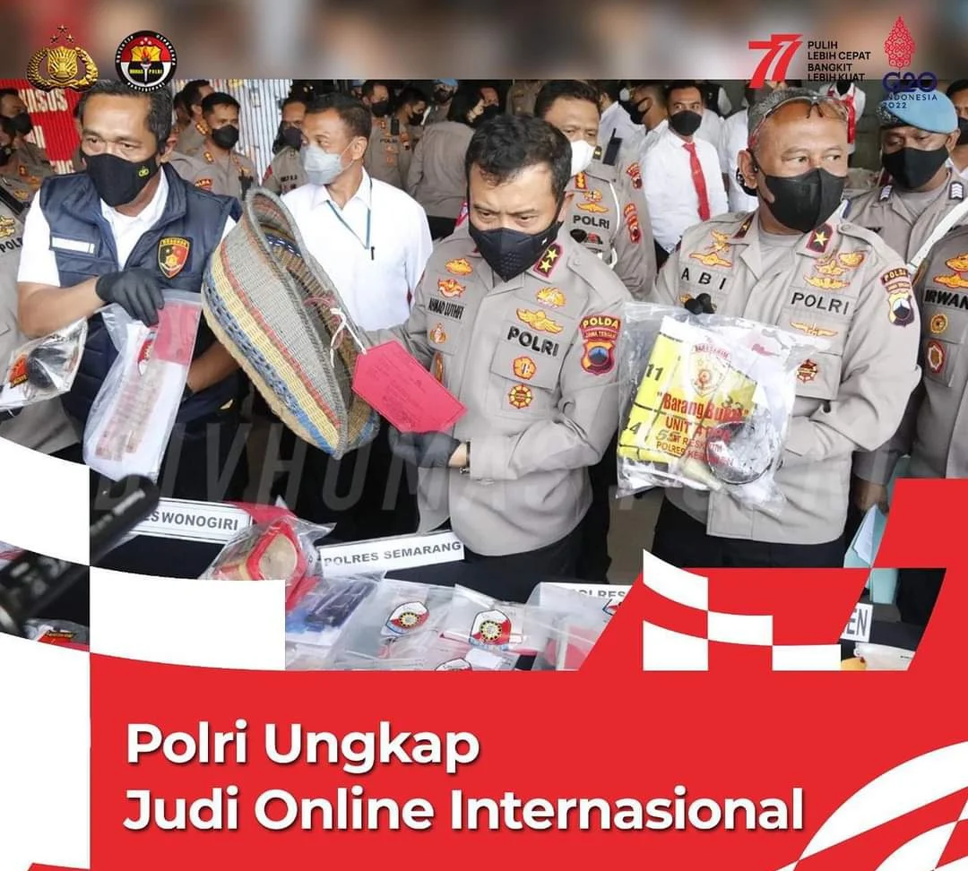 Jaringan Judi Internasional: Polri Ungkap WNI Jebolan Kamboja
