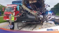 Kecelakaan Bus vs Truk di Tol Cipali, Korban Tewas