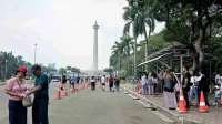 Liburan Idul Adha: Kawasan Monas Diserbu 9 Ribu Pengunjung