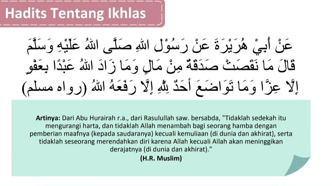 Mengenal 12 Ayat dan Hadis tentang Ikhlas: Kunci Menuju Kebahagiaan Sejati