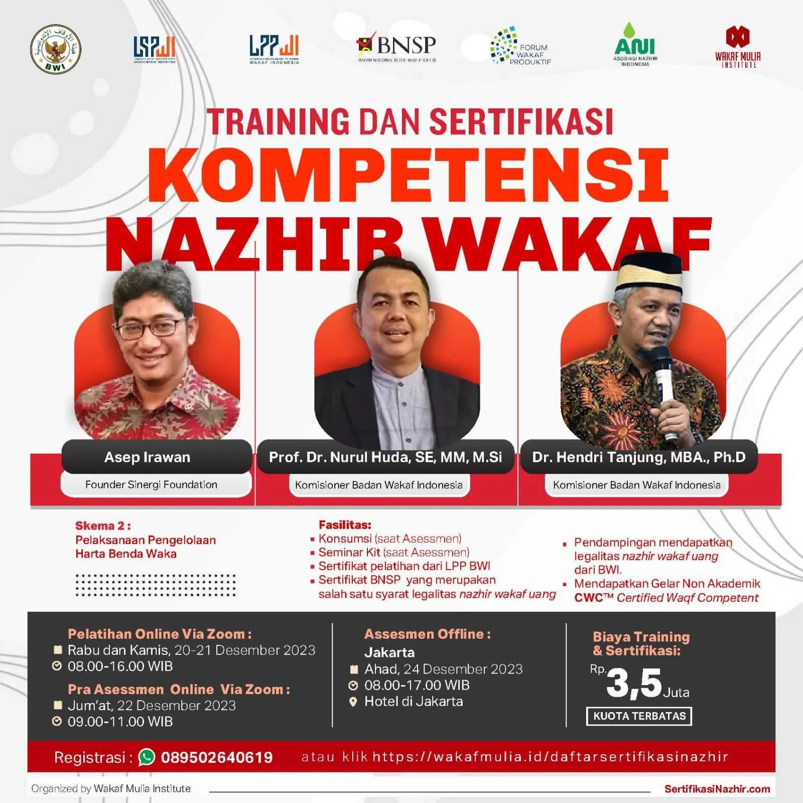 Pendaftaran Sertifikasi Nazir Wakaf Gratis Dibuka, Ini Syarat dan Cara Daftarnya