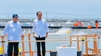 Prabowo Subianto Resmikan Panen Raya Udang di Kebumen