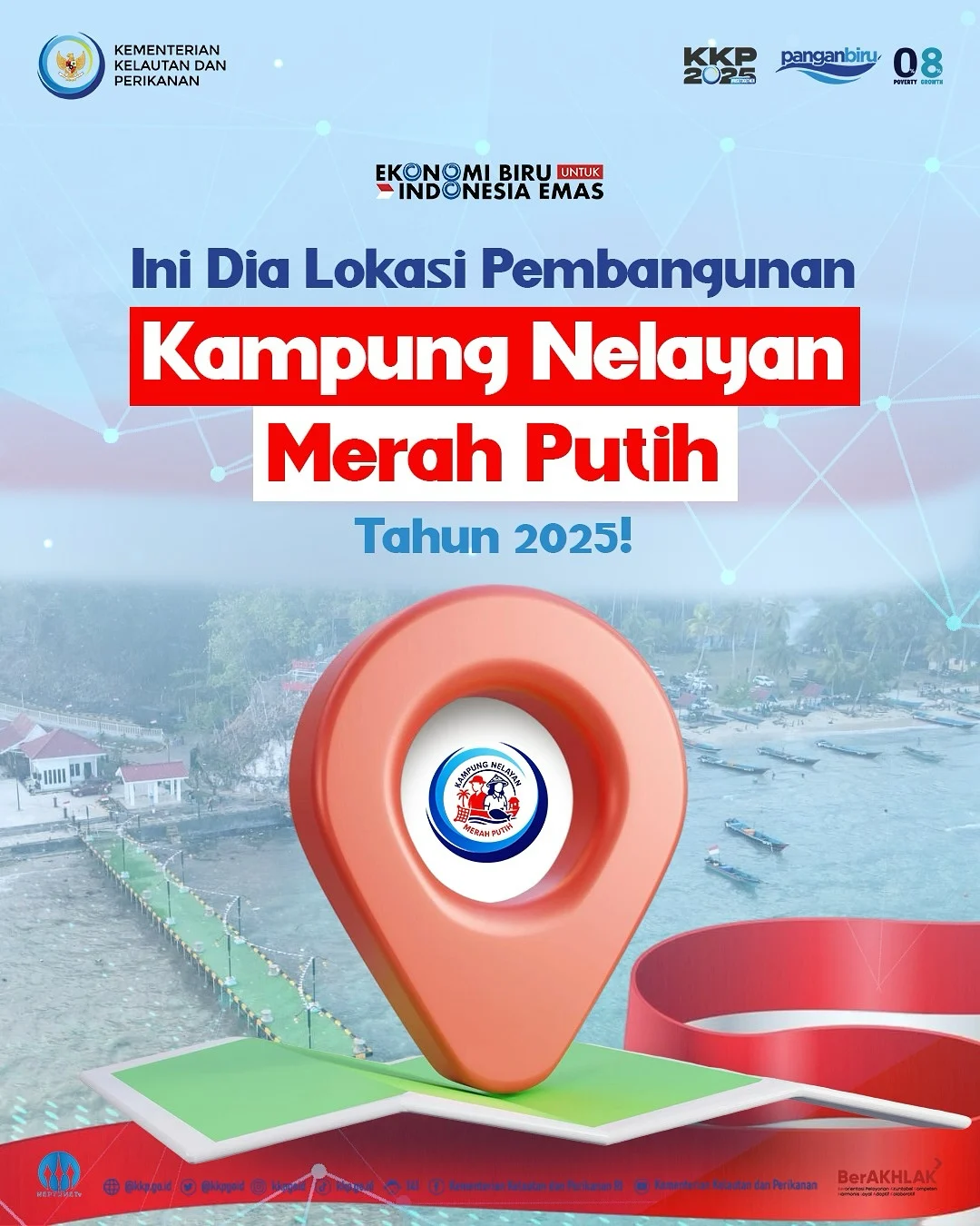 Progres Pembangunan 65 Kampung Nelayan Merah Putih Tahap I Tercapai 2026: KKP Ungkap Detail