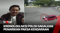 Viral Pria Nangkring di Kap Mobil Merah Grogol: Kronologi Lengkap dan Tindakan Polisi