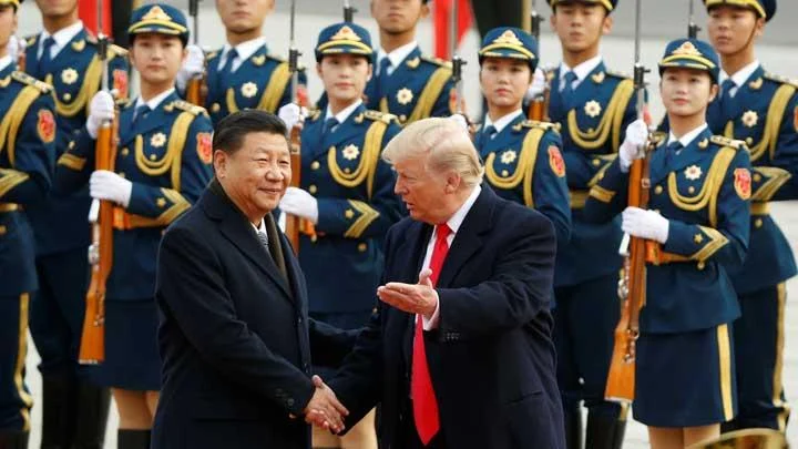 Xi Jinping Sambut Donald Trump di Beijing dengan Upacara Megah