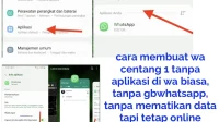 Cara Agar WhatsApp Tetap Menampilkan Centang 1 Tanpa Harus Offline