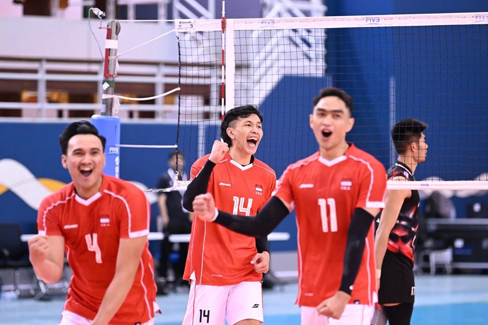 Indonesia Raih Kemenangan Dramatis Atas Thailand 3-2 di AVC Cup 2026