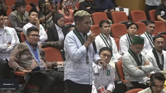 Mahasiswa Sampaikan Tuntutan di Ruang Audiensi DPR RI