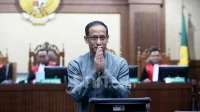 Nadiem Makarim Yakin Bebas Murni Setelah Bacakan Pleidoi Nadiem Makarim Yakin Bebas Murni Setelah Bacakan Pleidoi