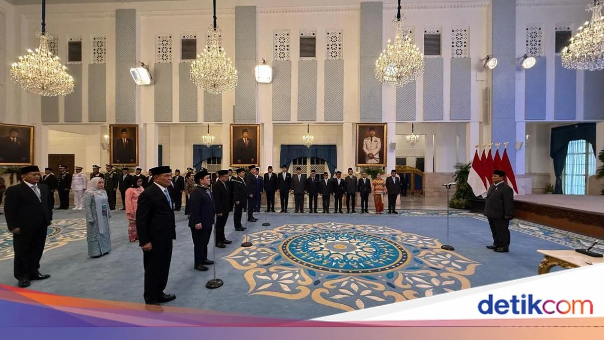 Pelantikan Nanik S Deyang sebagai Kepala Badan Gizi Nasional
