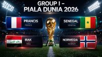 Pertarungan Sengit Senegal vs Irak di Piala Dunia 2026