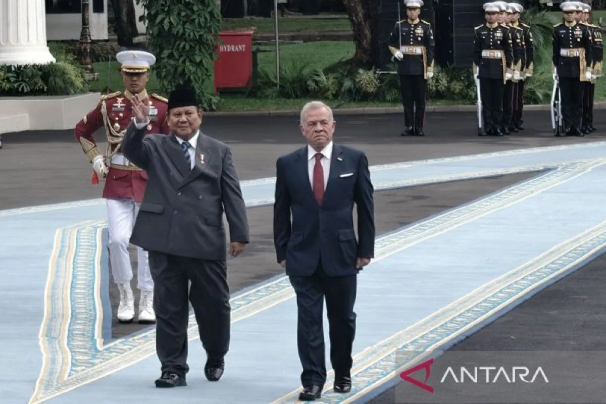 Prabowo Subianto Terima Kunjungan Presiden Jerman di Istana Merdeka