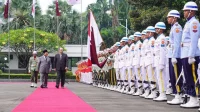 Prabowo Subianto Terima Kunjungan Wakil PM Qatar Setelah Pimpin Upacara Harlah Pancasila Prabowo Subianto Terima Kunjungan Wakil PM Qatar Setelah Pimpin Upacara Harlah Pancasila