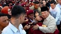 Prabowo Subianto Tinjau Sekolah Rakyat di Bali, Disambut Meriah