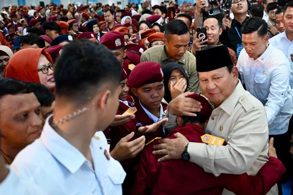 Prabowo Subianto Tinjau Sekolah Rakyat di Bali, Disambut Meriah