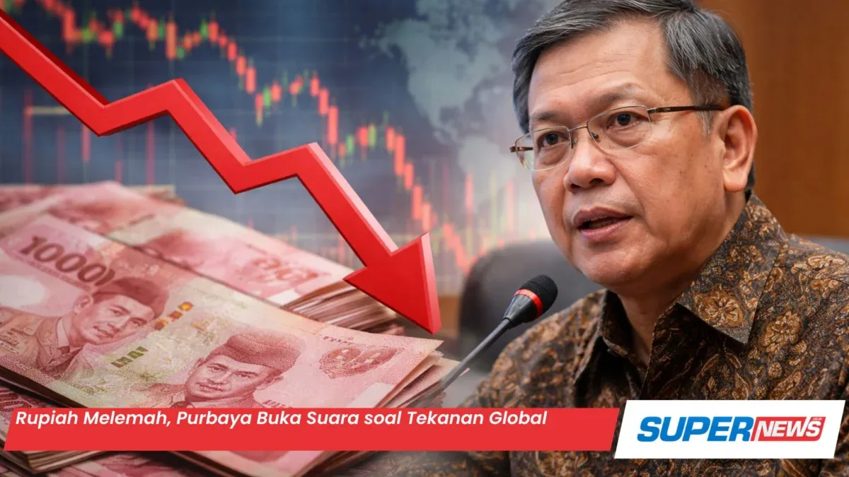 Rupiah Melemah, Tekanan Global Mendorong Kurs ke Rp18.000/US$