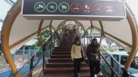Tangga JPO Dekat Halte DPR/MPR 1 Dipotong, Warga Jakarta Mengeluh