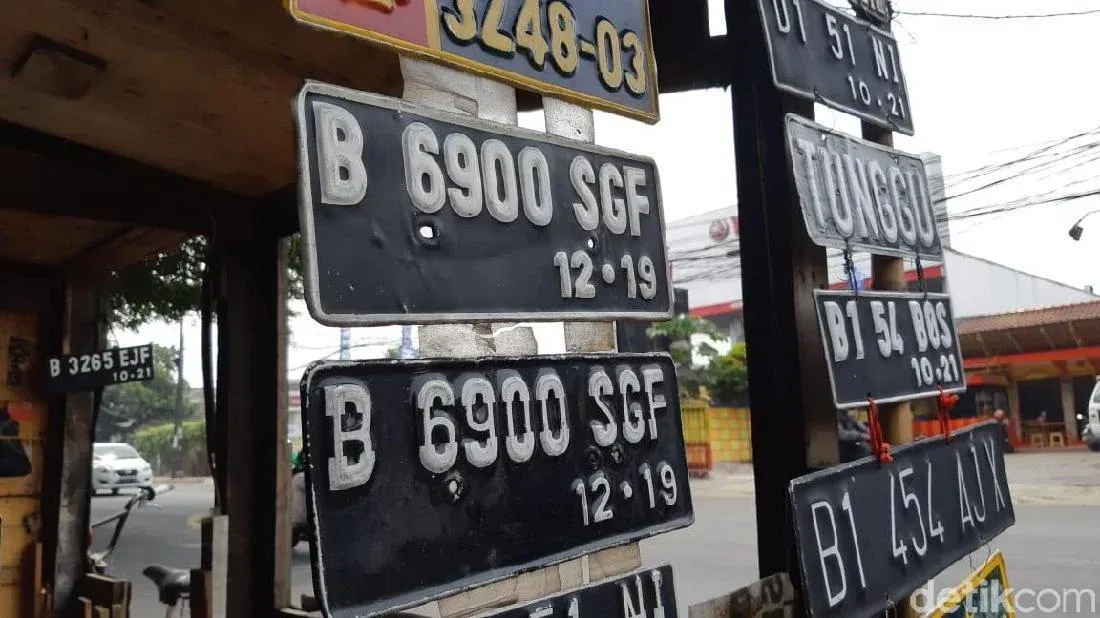 6 Plat Nomor Kendaraan yang Dilarang dan Bisa Kena Tilang