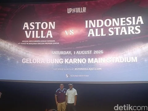Aston Villa Siap Menghadapi Timnas All-Stars di GBK