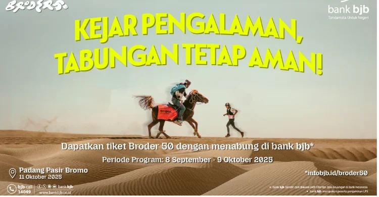 Bank bjb Hadirkan Promo BRODER50 2026 untuk Nasabah Setia
