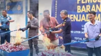 Bea Cukai Berhasil Musnahkan Rokok Ilegal di Banjarmasin