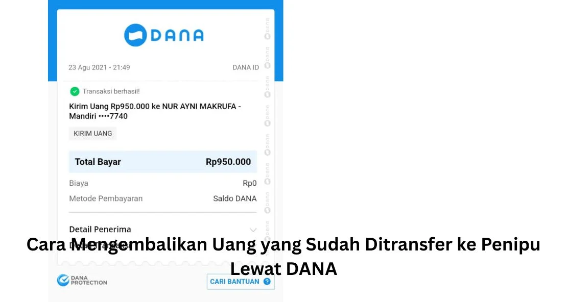 Cara Mengembalikan Uang yang Terlanjur Ditransfer ke Penipu