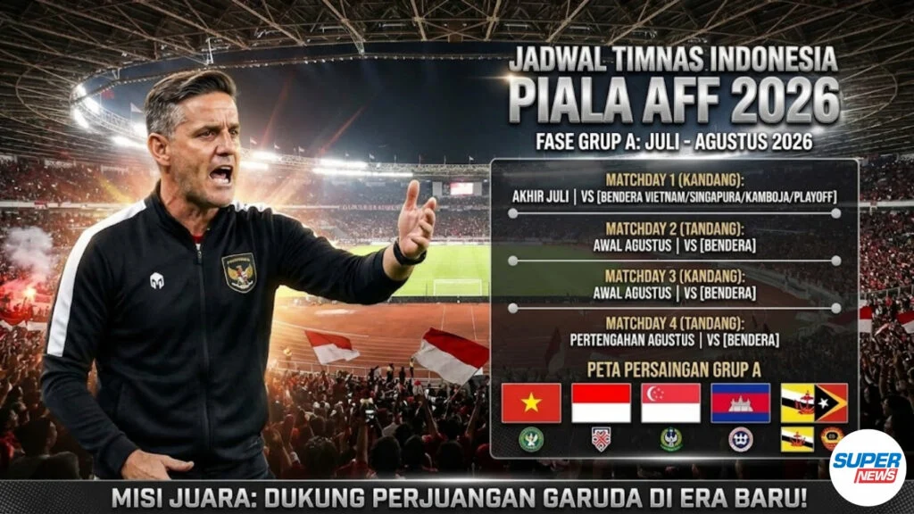 John Herdman Siapkan Kejutan di Piala AFF 2026, Timnas Indonesia Siap Hadapi Vietnam
