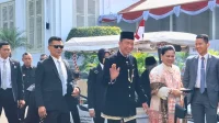 Jokowi dan JK Hadiri Perayaan HUT ke-80 Bhayangkara di Cikeas Jokowi dan JK Hadiri Perayaan HUT ke-80 Bhayangkara di Cikeas