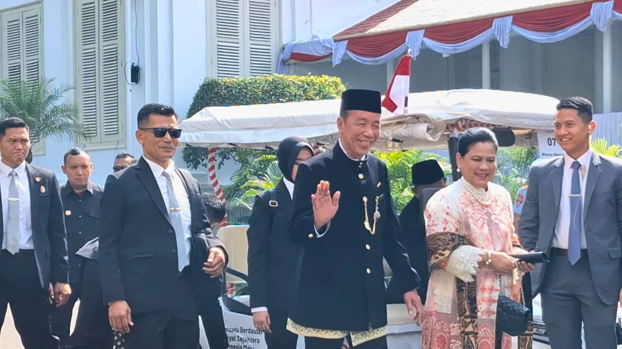 Jokowi dan JK Hadiri Perayaan HUT ke-80 Bhayangkara di Cikeas
