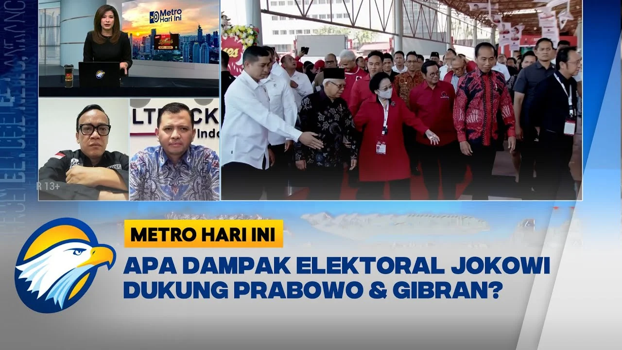 Jokowi Perkuat Posisi Elektoral Dukung Gibran