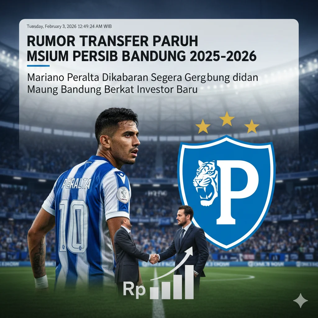 Mariano Peralta Siap Mengemban Beban Persib Bandung di Musim 2026/2027