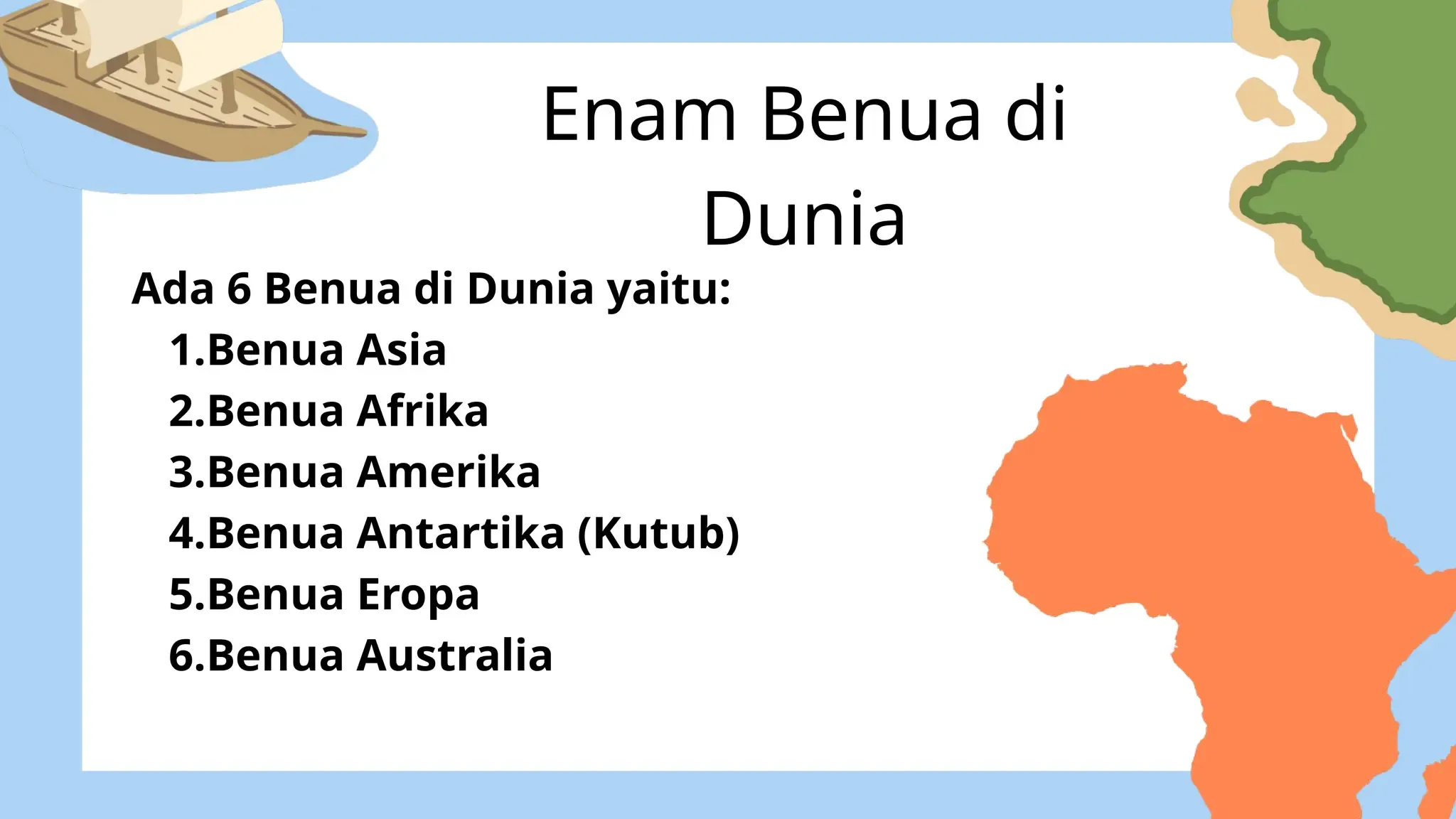 Mengenal 7 Benua di Dunia: Karakteristik dan Keunikan
