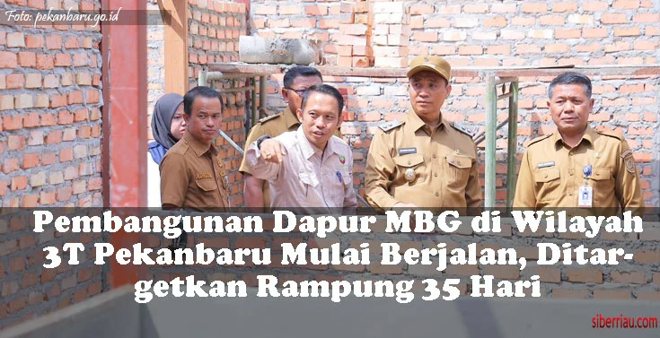 Pembangunan Dapur MBG di Daerah 3T Harus Selesai Sebelum 17 Agustus