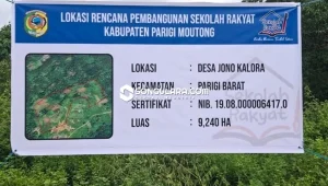 Pembangunan Sekolah Rakyat Parigi Moutong Sulawesi Tengah Memasuki Tahap Lelang