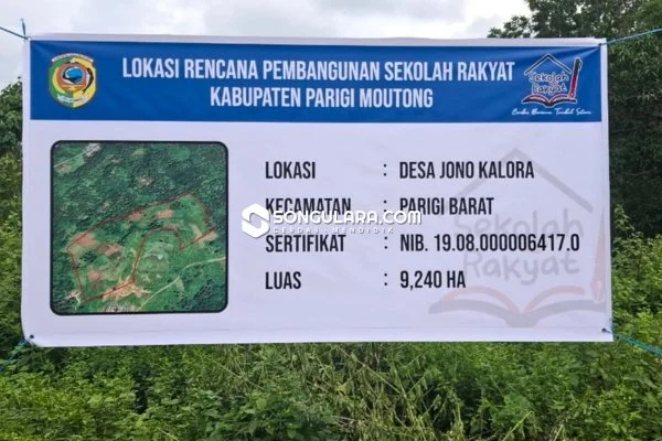 Pembangunan Sekolah Rakyat Parigi Moutong Sulawesi Tengah Memasuki Tahap Lelang