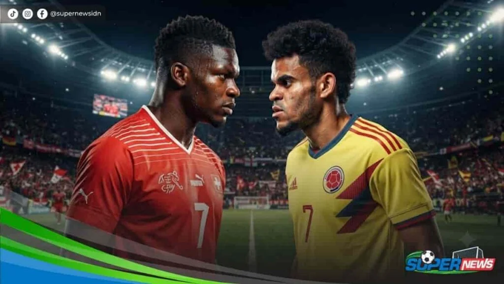 Pertarungan Sengit Swiss Vs Kolombia di 16 Besar Piala Dunia 2026