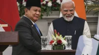 Prabowo Subianto Mengantar PM Modi Pulang ke India