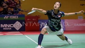 Putri Kusuma Wardani Raih Kemenangan Pertama Atas Wang Zhi Yi di Badminton