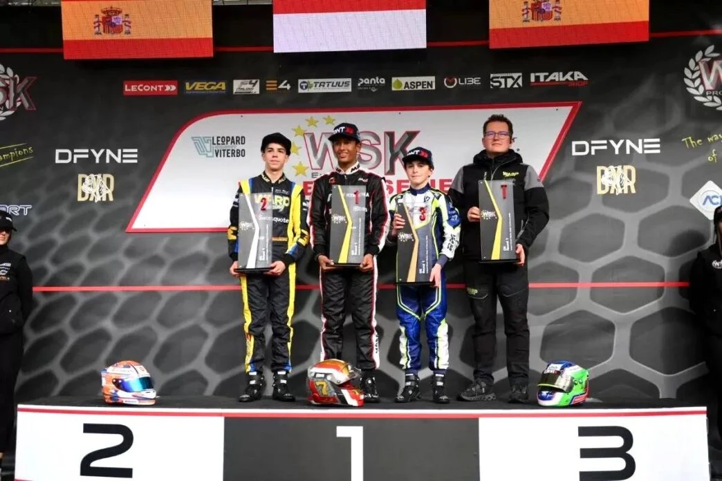Qarrar Firhand Torehkan Sejarah di WSK Euro Series Bersama Pertamina