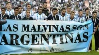Selebrasi Politik Argentina Usai Tekuk Inggris: Bentangkan Spanduk Malvinas