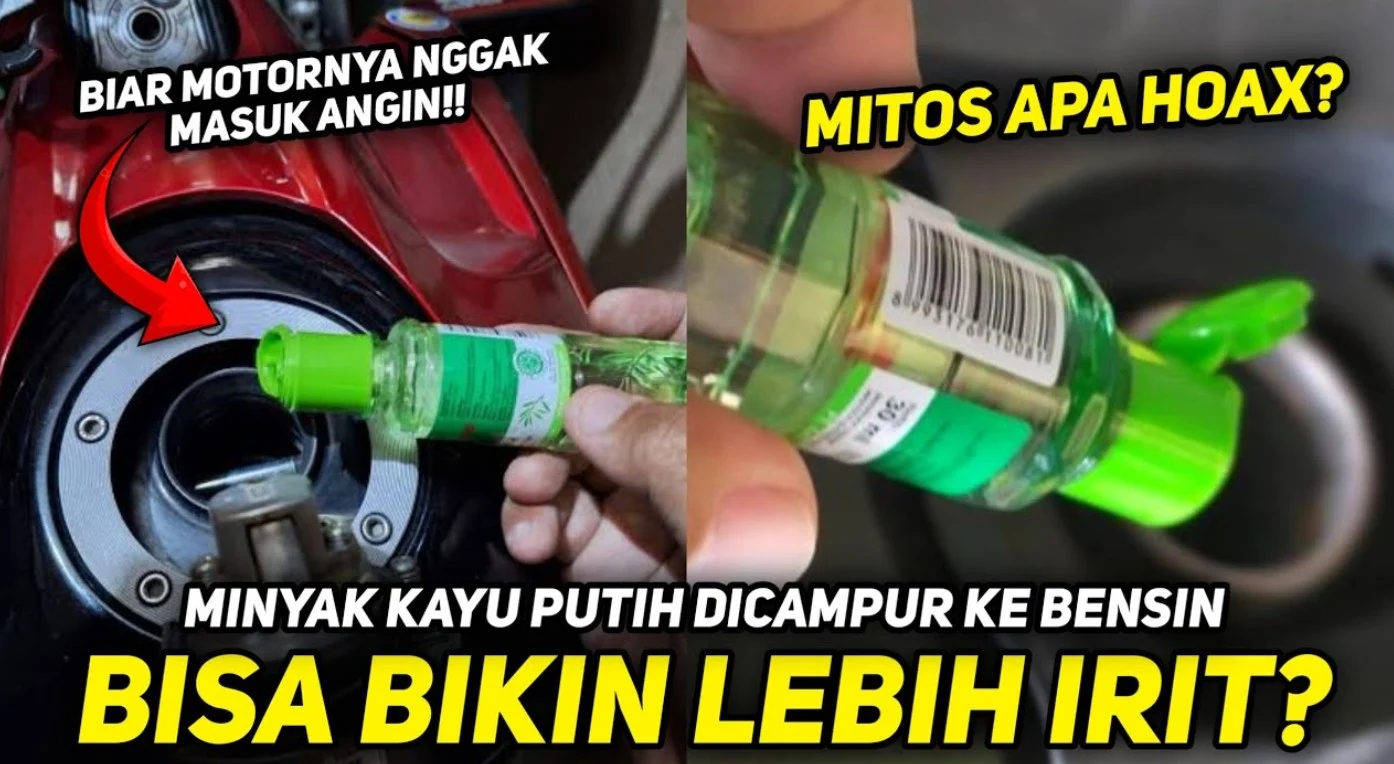 Campur Minyak Kayu Putih ke Bensin Bikin Irit? Pakar IPB Buka Suara