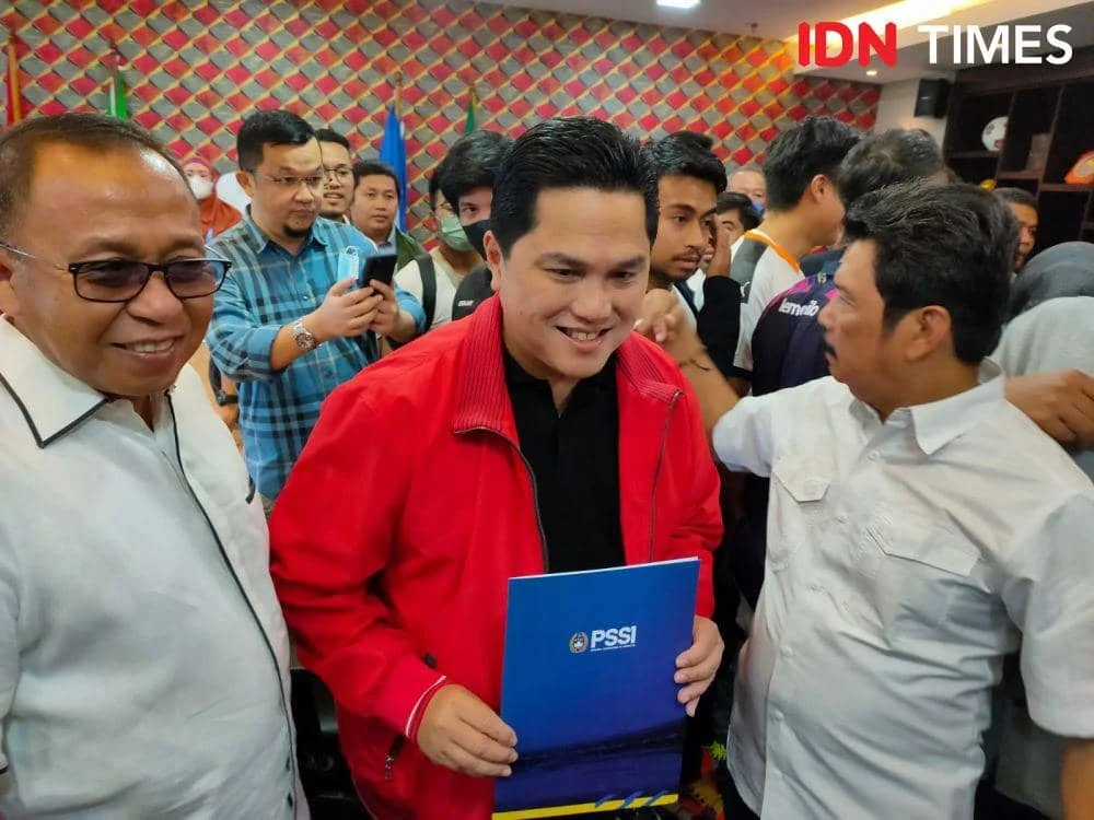 Erick Thohir Pertimbangkan untuk Maju Lagi sebagai Ketum PSSI