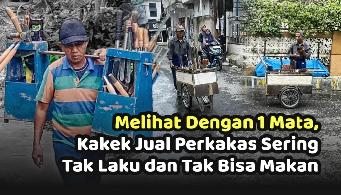 Kakek Pa Pitono Tolak Donasi Setelah Dihina Jual Sampah, Pilih Berjualan dan Minta Dukungan Doa