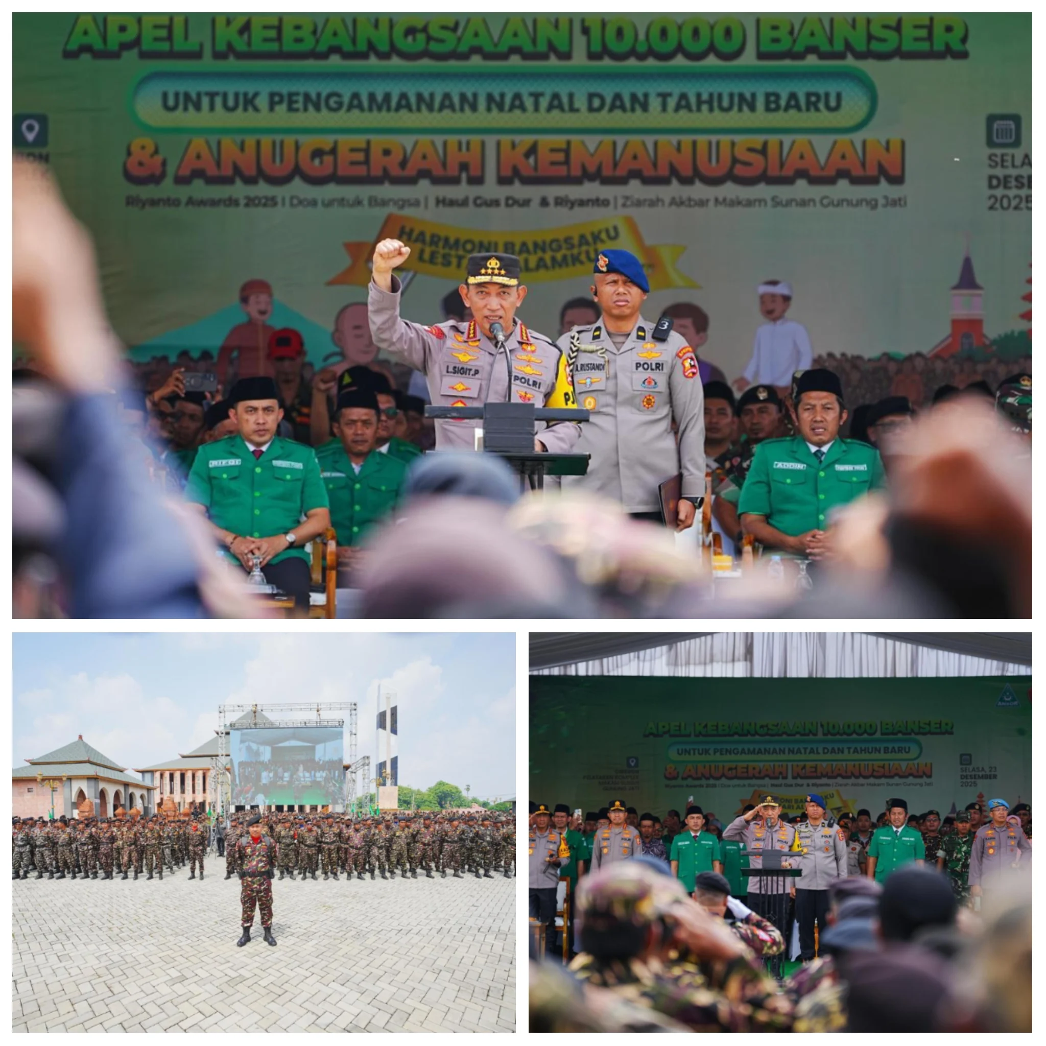 Perkuat Sinergitas dan Semangat Kebangsaan: 11.000 Personel Hadiri Apel Kebangsaan di Monas