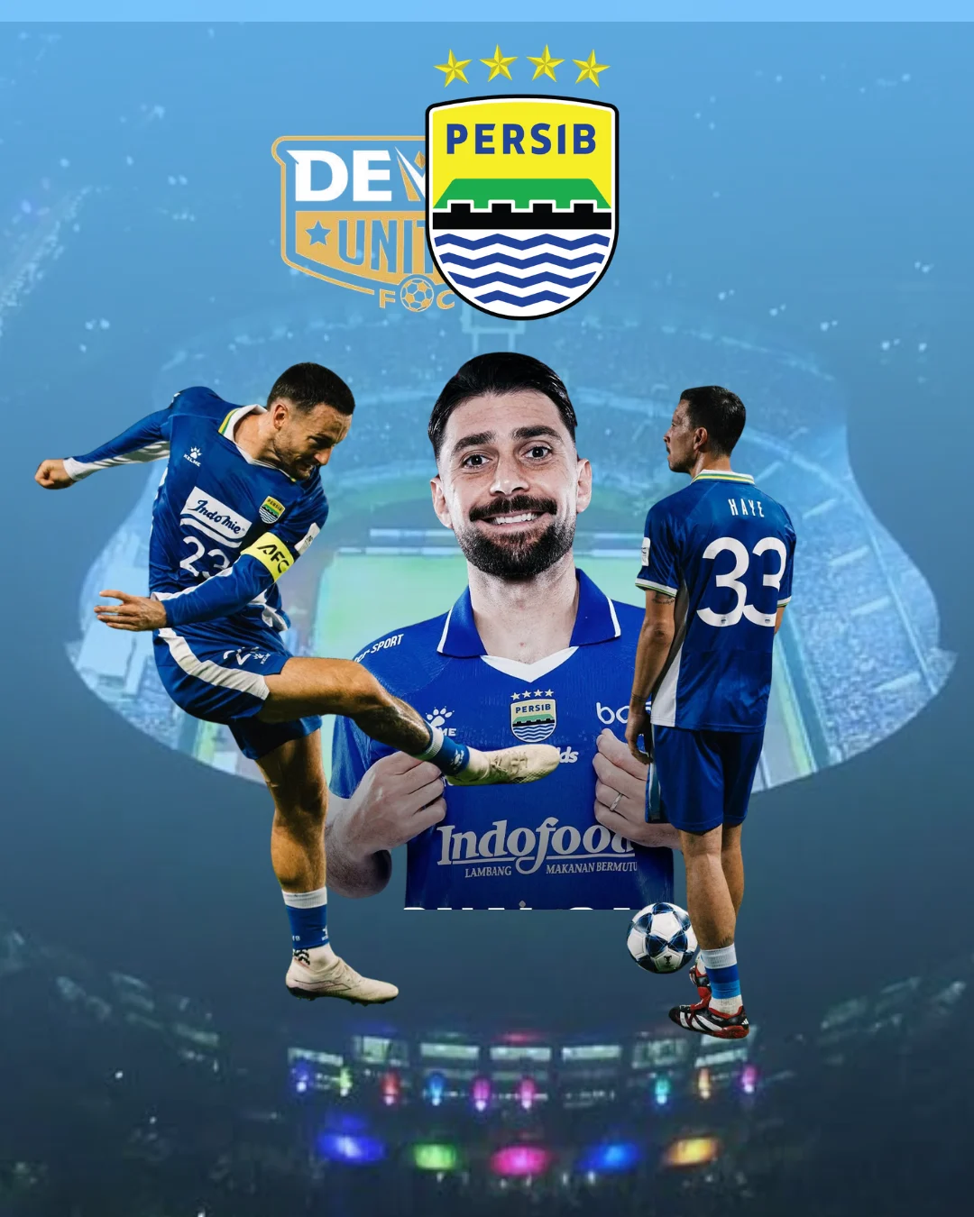 Persib Bandung Perkuat Lini Pertahanan dengan Bek Kroasia Danijel Loncar