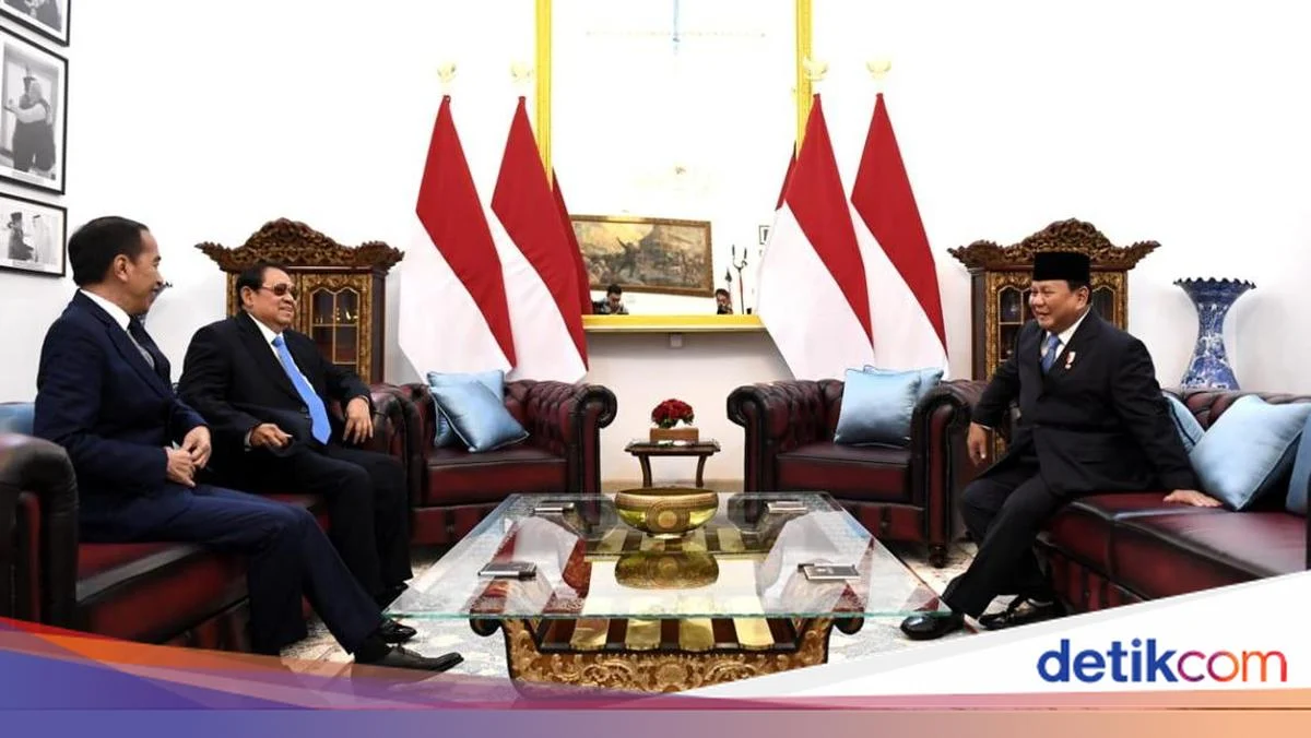 Prabowo, Jokowi, dan Gibran Terciduk Akrab di Istana, Patahkan Isu Keretakan Politik