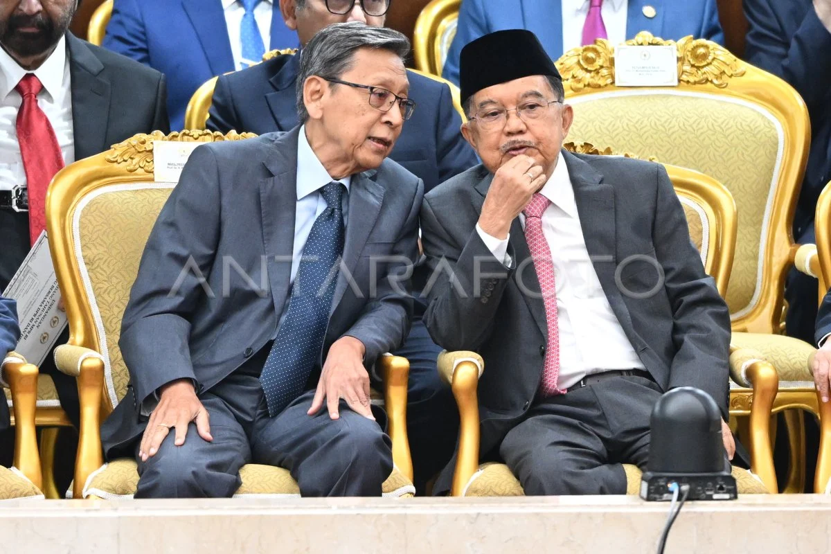 Sidang Tahunan MPR RI: Jusuf Kalla, Boediono, dan Ma'ruf Amin Hadir
